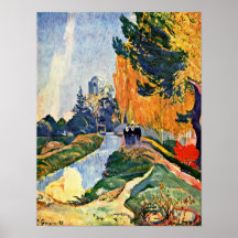 Eugene Henri Paul Gauguin - Les Alyscamps Poster