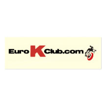Euro cartes de K Carte De Visite