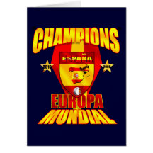 Europa de champions Mundial 2008 2010 Cartes De Vœux