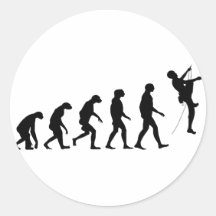 Evolutie van het Beklimmen van de Berg Sticker