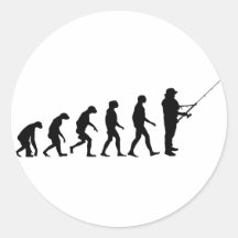 Evolutie van Visserij Sticker