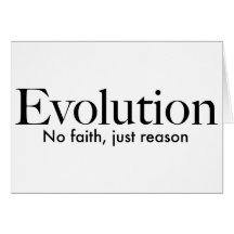 Évolution : aucune foi, juste raison cartes de vœux