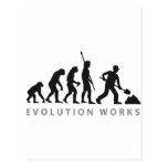 évolution construction plus worker carte postale
