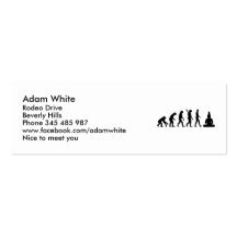 Évolution de Bouddha Cartes De Visite Professionnelles