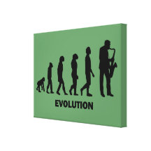 évolution de saxo impression sur toile
