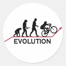 Évolution de vélo de montagne autocollants