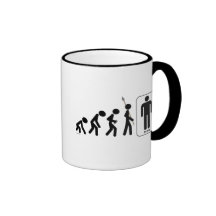 Évolution des hommes mug