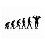 Évolution du culturisme carte postale