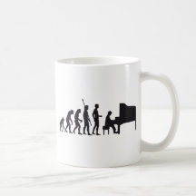 évolution piano mugs à café
