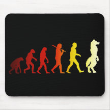 Évolution velue tapis de souris