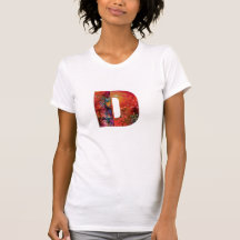 EXCALIBUR D- BRIEF/HET MONOGRAM VAN DE FANTASIE T SHIRTS