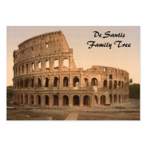 Extérieur du Colosseum, Rome, Italie Cartes De Visite Professionnelles