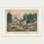 Extraction de l'or en Californie (0636A) cartes