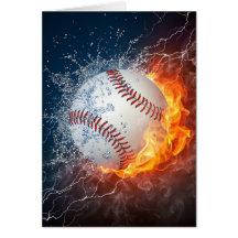 Extreem Honkbal Wenskaart