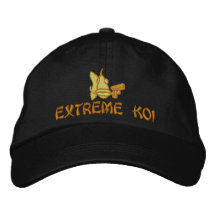 Extreem Koi- Geborduurd Pet Geborduurde Baseball Cap
