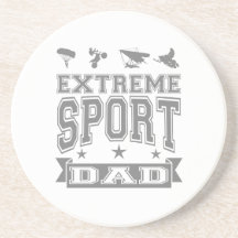 Extreme Sport Dad Beverage Coaster