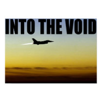 F-16 dans le vide posters