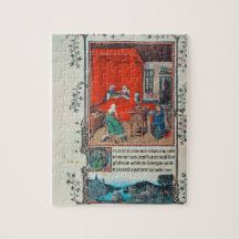 f.93v la naissance de Jean-Baptist et du Baptis Puzzles