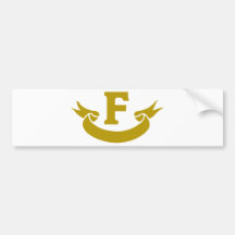 F-echt-band Bumpersticker