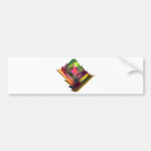 Fabelachtig Helder Diamantvormig Logo Bumpersticker