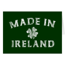 Fabriqué en Irlande Cartes