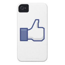 facebook ALS duim omhoog Case-Mate iPhone 4 Hoesjes