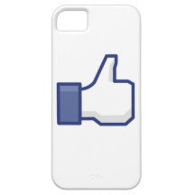 facebook ALS duim omhoog iPhone 5 Hoesje