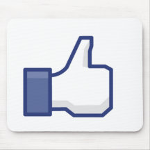 facebook ALS duim omhoog Muismatten