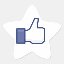 facebook ALS duim omhoog Sticker