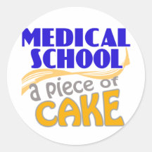 Faculté de Médecine - morceau de gâteau Adhésifs