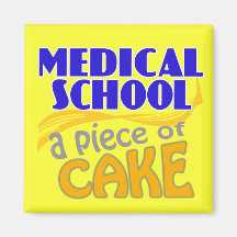 Faculté de Médecine - morceau de gâteau Aimant