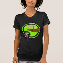 Faery Morgan fou Rackham de pirate et T-shirt de b