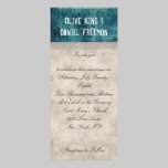 Faire-part de mariage bleu de zèbre et en ivoire f invitations