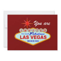 Faire-part de mariage BOURGOGNE de Las Vegas