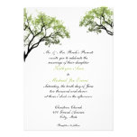 Faire-part de mariage d'arbres de ressort