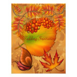 Faire-part de mariage de baies d'automne d'automne