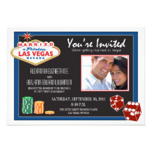 Faire-part de mariage de destination de Las Vegas 