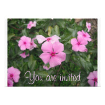 Faire-part de mariage de fleur