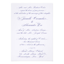 Faire-part de mariage de Janelle