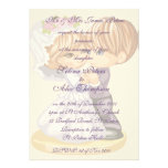Faire-part de mariage de jeune mariée et de marié