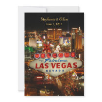 Faire-part de mariage de Las Vegas