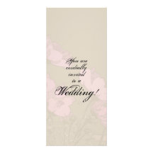 Faire-part de mariage de marguerites de cosmos