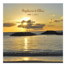 Faire-part de mariage de plage de Kapolei