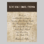 Faire-part de mariage de silhouette de hibou invitations