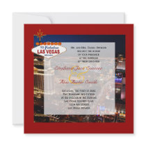 Faire-part de mariage fabuleux de Las Vegas