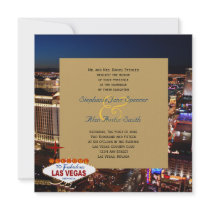 Faire-part de mariage fabuleux de Las Vegas