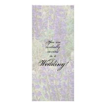 Faire-part de mariage floral de lupin