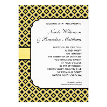 Faire-part de mariage géométrique moderne