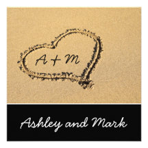 Faire-part de mariage moderne de destination de pl