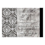 Faire-part de mariage noir et blanc d'élégance